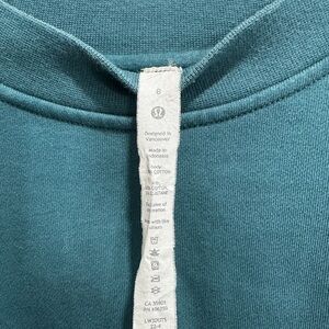 Lululemon Teal Sweatshirt